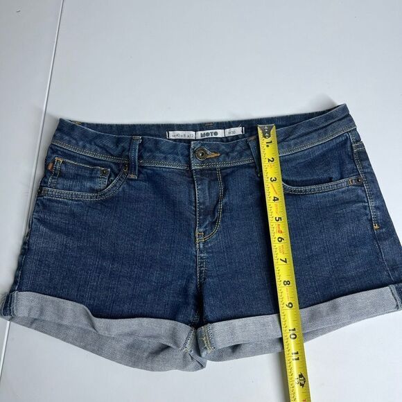 MOTO BLUE DENIM SHORTS SIZE 8/30 - Picture 8 of 11